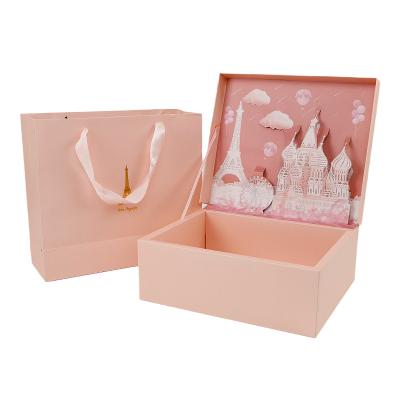 China Environmental friendly hot sale grade gift storage case custom holiday decoration valentine gift box for sale