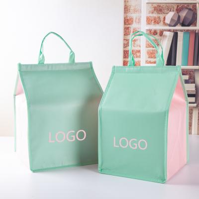 China Professional Heat Preservation Manufacturer Grocery Food Delivery Thermal Insulated Cooler Tote Bag for sale