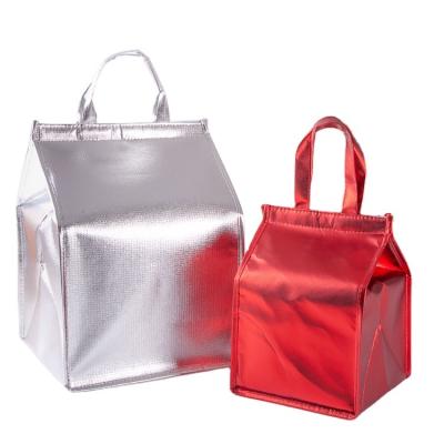 China New Arrivals Good Quality Heat Preservation Insulated Pearl Cotton Non Woven Insulated Grocery Bag for sale