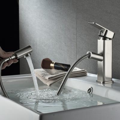 China Hot Water Free ss304 Slide Bar Wholesale Steel Single Handle Face Basin Faucet Wash And Cold Bathroom Faucet for sale