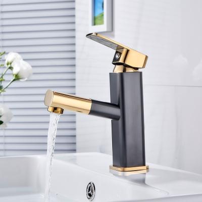 China Without Slide Bar Bathroom Waterfall Faucet BLACK TOILET SPRAY BATHROOM STAINLESS STEEL-COPPER BRASS DROP DOWN MIXER BASIN FAUCET WASHBASIN FAUCETS for sale