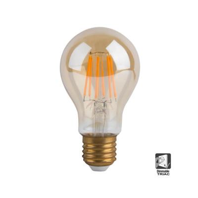 China Vintage E27 8W 3000K 220V-240V residential transparent glass lamp LED filament bulbTable bulb for sale