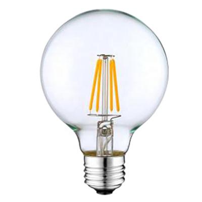 China Residential Wholesale Market Golf LED Round Filament Clear G 125 10 W C CT 3000 K Led Filament Globe Light for sale