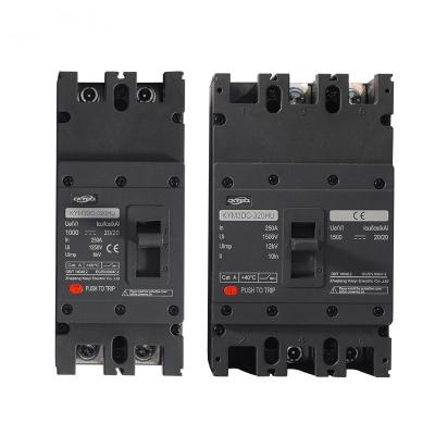 China AC/DC High Voltage Molded Case Circuit Breaker DC1000v 1500V AC100V 800A 1600A 3 poles 4 poles 20KA~100KA for sale