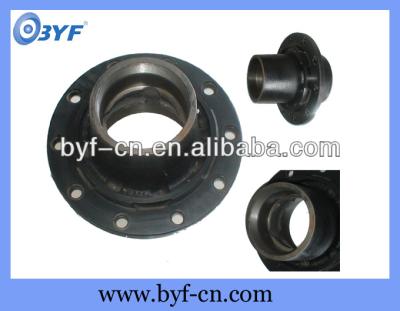 China 150*150 American Type 16T Trailer Axle Beam Spare Part with 10-M22*1.5 Studs and 420*220mm Brake for sale