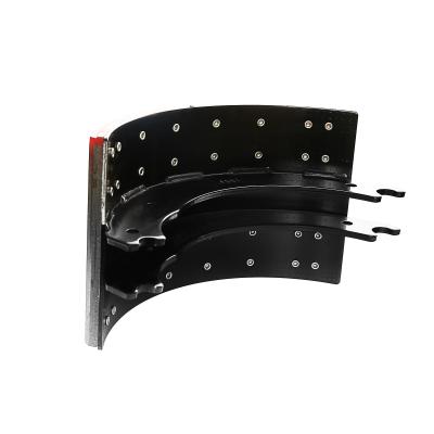 China Black 7.1 KG American Brake Shoe 4551 With Brake Lining for sale