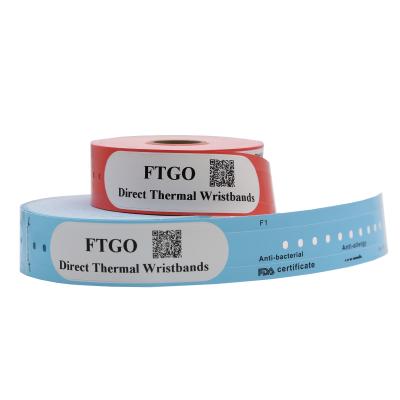 China Direct Thermal Skin Off / Instant Disposable Medical ID Dual Closure FTGO ID Wristbands Patient Hospital Supplies, Health Care Wristband for sale