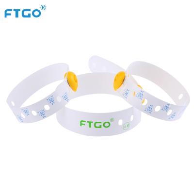 China Contain 82% Purity Nano Silica FTGO Mother and Infant ID Bracelets Hospital ID Wristbands Hot Selling for sale