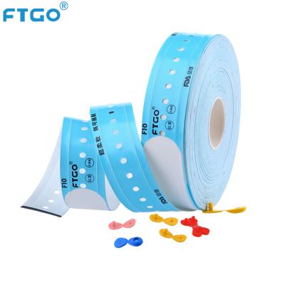 China FTGO Factory Price Direct Thermal Waterproof Snap On Wristband for sale