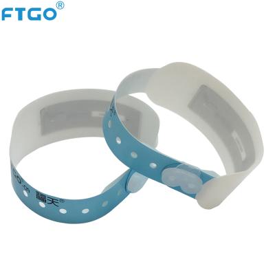 China Soft enough to avoid any harm to peel off the band wholesale custom hospital FTGO Disposable Medical Wrist ID Bracelet for sale