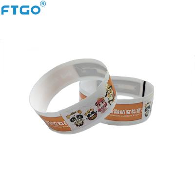 China Gently enough to avoid harm to peel FTGO good quality wholesale id disposable rfid wristbands for event for sale