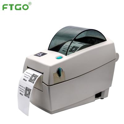 China Black and White FTGO LP2824 Easy Operate Portable Desktop Mini Barcode Thermal Label Printer for sale