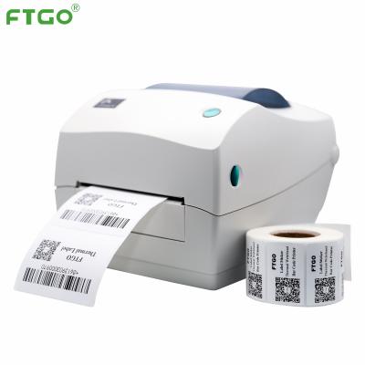 China FTGO Zebra GK888 Barcode Printer Black And White Zebra Printer Plus Desktop Printer for sale