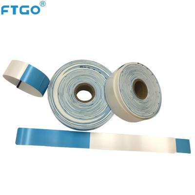 China Gently enough to avoid any harm to peel off FTGO Premium Festival Event Wristbands Self Adhesive Rolls for Zebra Bands ODM for sale