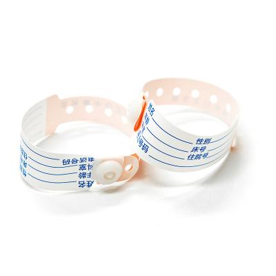 China Mess Proof With Safe Soft Closure FTGO Factory Supply Disposable Write-On Write On Wristbands Kids Wristband ID Wristbands for sale