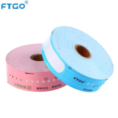 China Best Quality Ultra Soft FTGO Different Color Hospital ID Wristbands Thermal Wristbands for sale