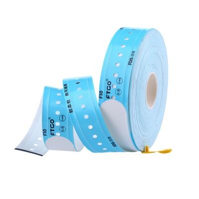 China FTGO Waterproof Direct Thermal Patient Wristband Hospital Disposable Items With Plastic Snap Eyelets for sale