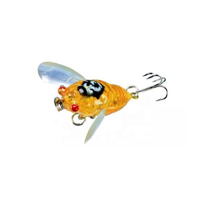 China Hot Sale 8g 11g ABS Lure Hard Plastic Insect Cicada Plastic Fishing Lure for sale