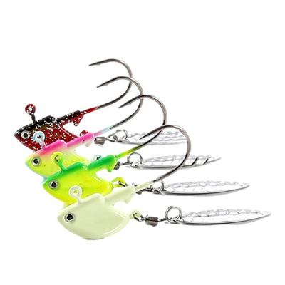 China Anti Corrosion Metal Fishing Jig Lure Trout Bass Bait Long Casting Artificial Lure 6g/10g/12g/14g for sale