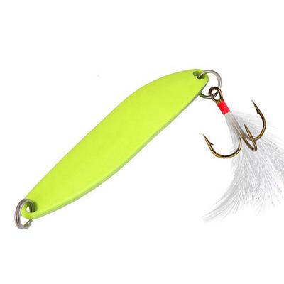 China Anti Corrosion PESCA Fishing Spoons Saltwater Spinner Bait Casting Lure Fishing Lure for sale