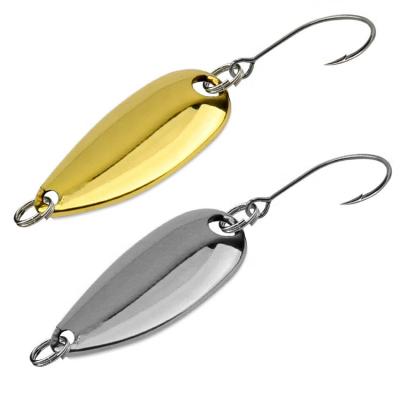 China Anti Corrosion Metal Spinner Spoon Sequins Vib Fishing Lure Hard Bait With Hook 3cm for sale