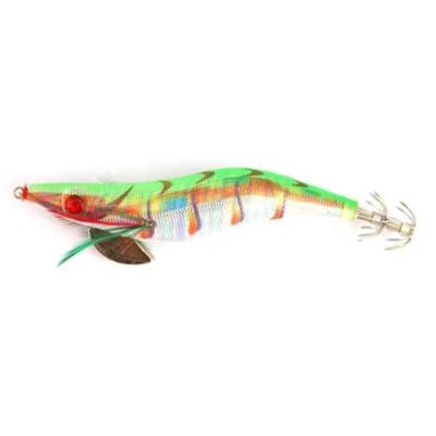 China Wholesale Wooden Colorful Hard Lure Octopus Shrimp Fishing Lures Jigging Lures for sale