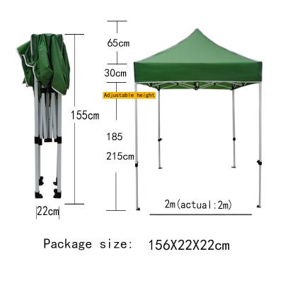 China Outdoor iron 2x2m trade show canopy frame tent for events rainproof thickening for sale