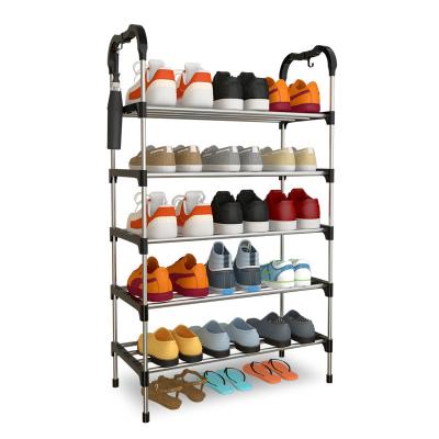 China Adjustable (Height) Drop Shipping Mobile Portable Shoe Racks Free Conbinable Contract Shoe Rack Organizer For Living Room for sale