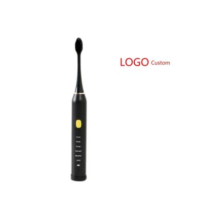 China ABS. High Quality Soft Waterproof Ultrasonic Toothbrush Bristle Rechargeable Ultrasonic Toothbrush Electric Toothbrush for sale