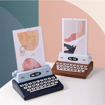 China Pictures Set Simulation Minority Retro Decoration Resin Photo Frame Desktop Printer Gift Decoration for sale