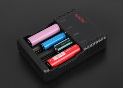 Chine Chargeur de la batterie 4x 18650 noir, chargeur de batterie multi de clope d'E avec le câble de 600mm à vendre