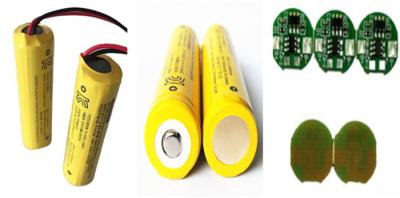 China 3.7 V 2600mah 18650 Rechargeable Battery With Protect Board For Wireless Keyboard for sale