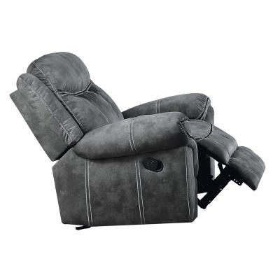 China Other Gray Manual Glider Recliner Sofa Chair For Living Room Bedroom Home Theater Furniture Recliners for sale