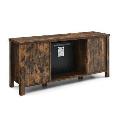 China Modern Rustic US Expandable Stock TV Stand with Chimney for TVs up to 65