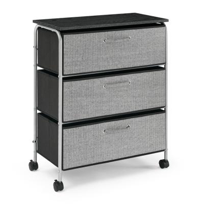 China Storage with new type of drawers design standing type drawers chest design with wheels dresser with fabric drawers for sale