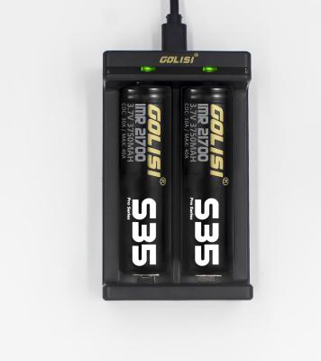 China 18650 Battery Charger LCD Display Battery Charger For Lithium Batteries 2 Shots 3.7V Input 5v2A 18650 Cylindrical Lithium Ion Battery Charger for sale