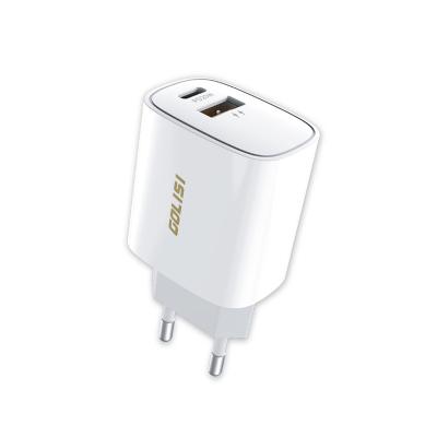 China Portable 20w Travel Adapter 20w Wall Charger Usb Power Adapter Usb Power Adapter Mobile Phone AU EU USA UK Fast Charging TYPE Dual C for sale