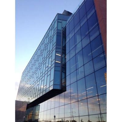 China Glass Exterior Thermal Aluminum Frame Contemporary Commercial Building Break Curtain Wall for sale