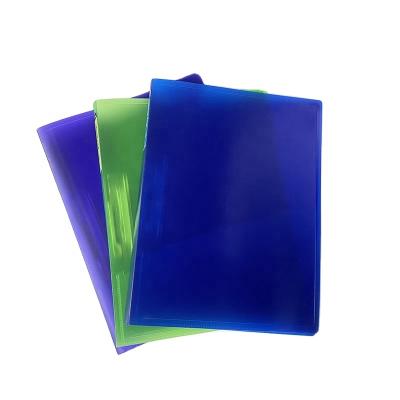 China 100% Factory Price Eco-friendly Plastic Pry Arch Folder A4 Clipboard PP Cut Folder For Folder And Business Card for sale