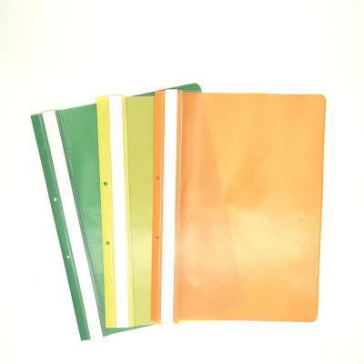 China Wholesale Hot Selling Eco-friendly Custom A4 PP Plastic 2 Holes Colorful Business Presentation Report Folder for sale