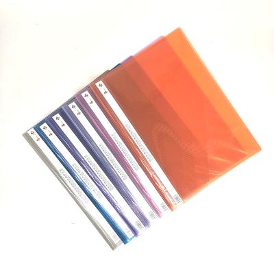 China Wholesale Custom Cheap Convenient PP A4 Double-hole Transparent Folder Punched 2 Hole Binder Report Folder for sale