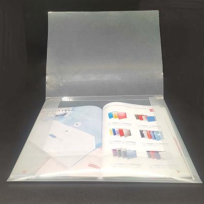 China Sturdy Waterproof Transparent Eco Friendly Customizable A3 PP Plastic Document File Folder With Elastic for sale