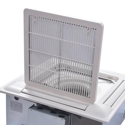 China Hotels 2380m3h Cassete Fan Coil Unit 4 Pipe 4 Way Ceiling Mounted Cassette FCU Fan Coil Cooling Unit for sale