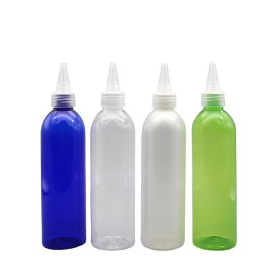 China Cosmetic Empty Plastic Dropper Bottle Cap Twist Mouth Pointed Cap For Juice Sand And PET Liquid Bottle for sale