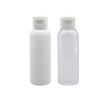 China Cosmetic hot sale! 100ml PET bottle with flip top cap / comestic packing /shampoo bottle for sale