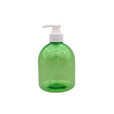 China Non Spill Large Plastic Bottle Shampoo PET Plastic Bottles Shampoo And Pour Liquid 500ml Soap Bottle for sale