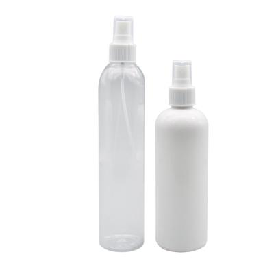 China Large Size PET Personal Care Fine Mist Sprayer Pump Bottle Square Plastic Shoulder Cosmetic Packaging 300/310ml for sale