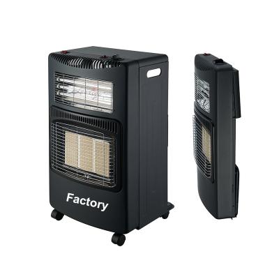 China Hotel Folding 2 in 1 Electricity Gas Room Heater Indoor Fast Heating Ceramic Gas Heater Freestanding Living Room Gas Heater for sale