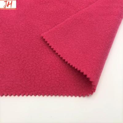 China FDY Solid 100% Polyester Factory Supplier Shrink-Resistant For Garment And Home Textile Side Brushed Fleece Anti-Pilling One for sale