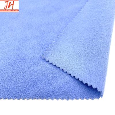 China DTY Micro Shrink-Resistant 100% Solid Polyester Factory Supplier For Garment And Home Textile Side Brushed Fleece Anti-Pilling One for sale